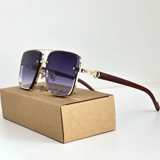 Frame Aviator Sunglasses