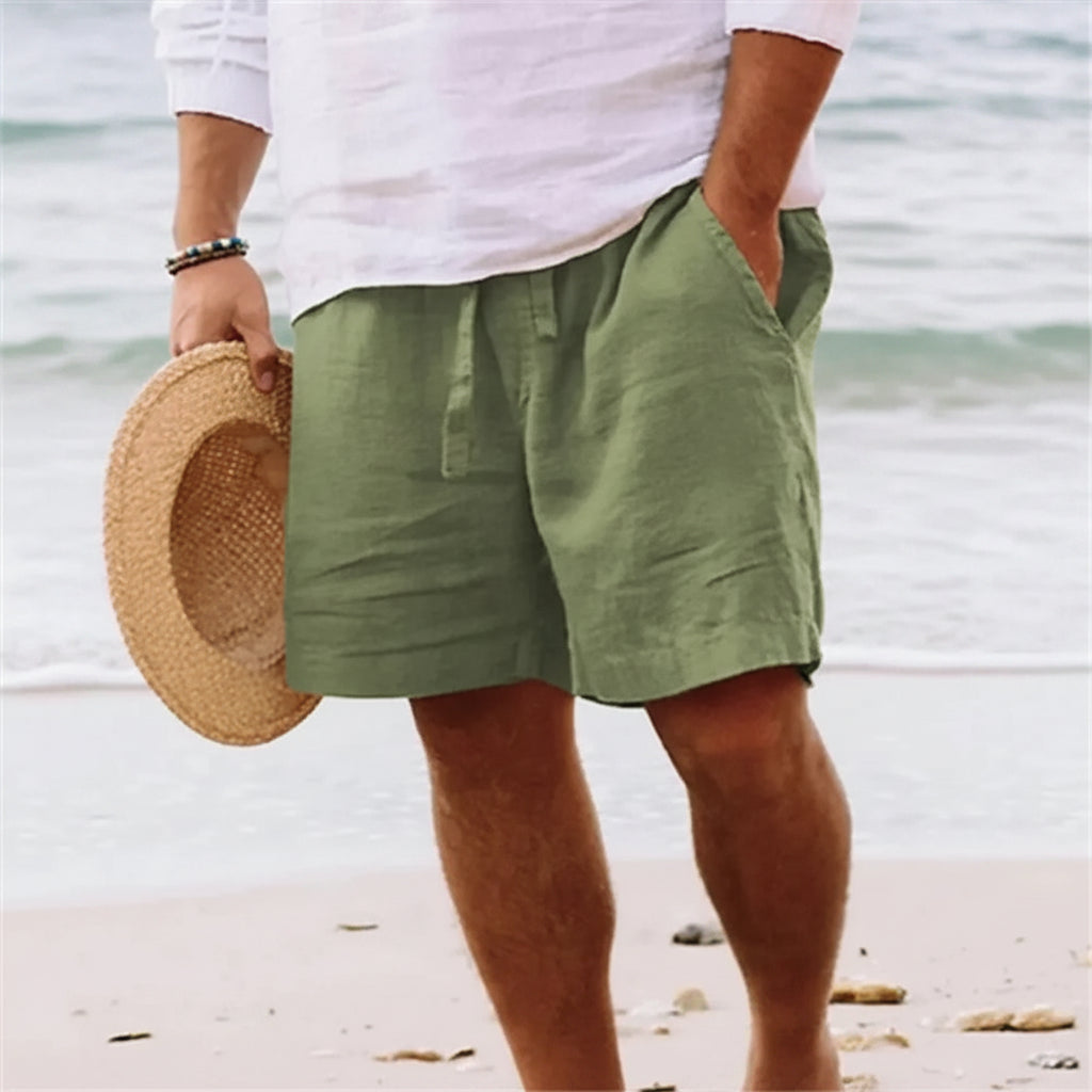 Cotton Drawstring Shorts