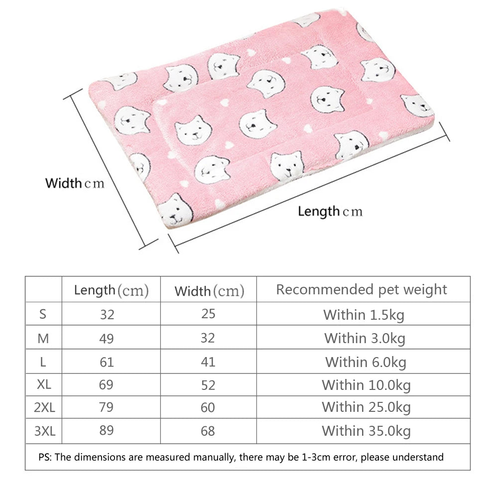 Double-Sided Cozy Pet Mat
