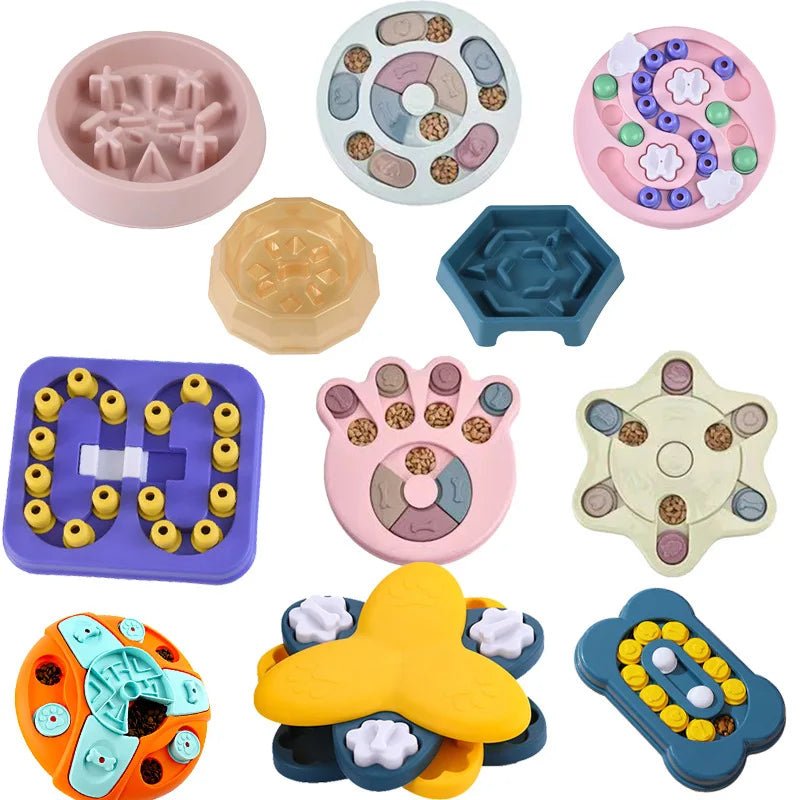 Interactive Dog Puzzle Feeder