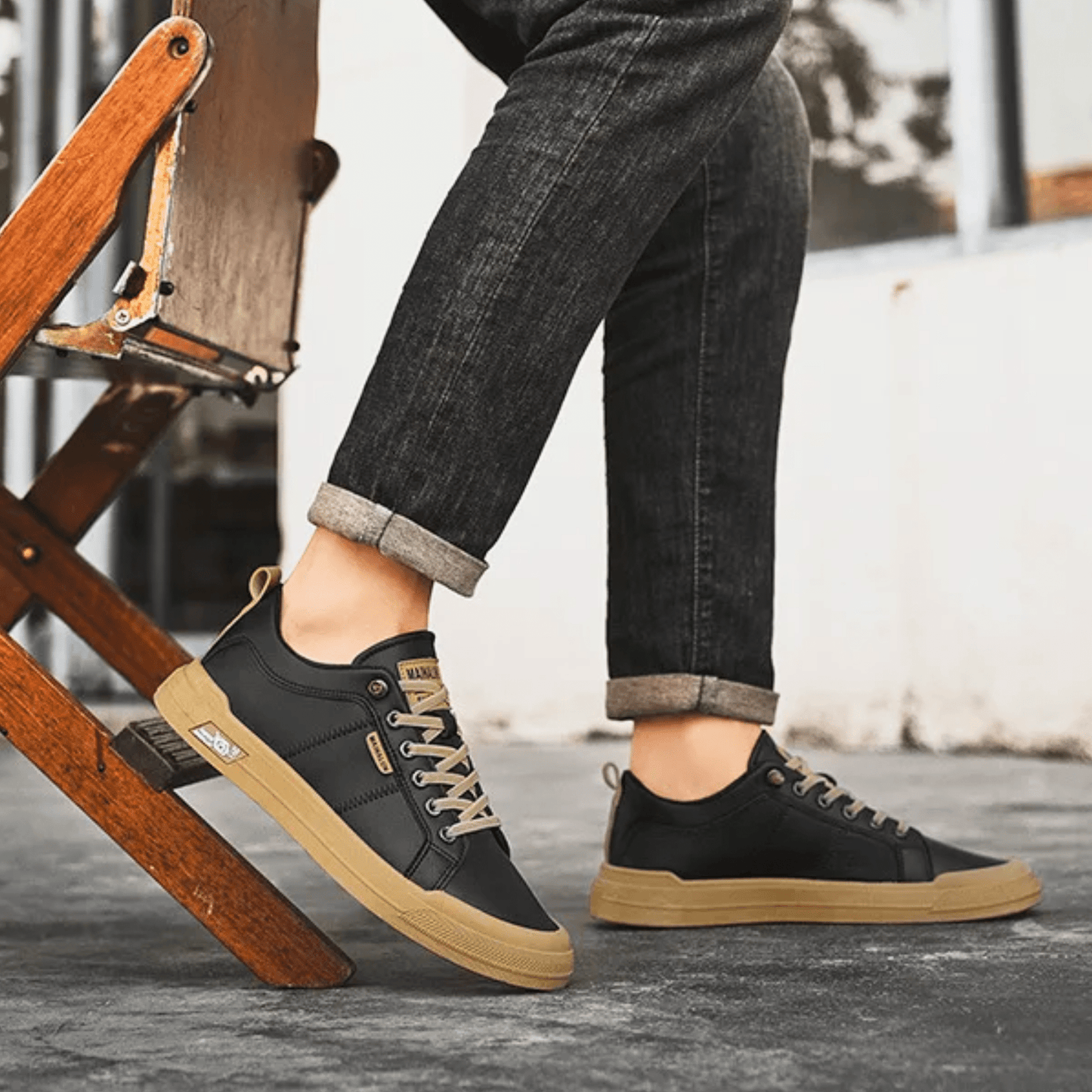 Lace-Up Casual Sneakers