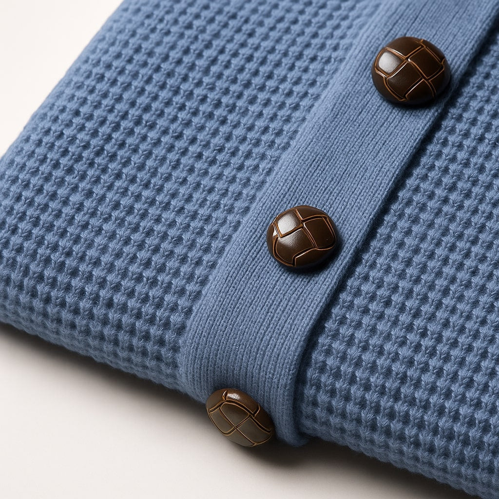 Waffle Knit Cardigan