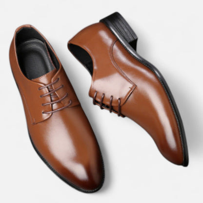 Leather Lace-Up Dress Shoes
