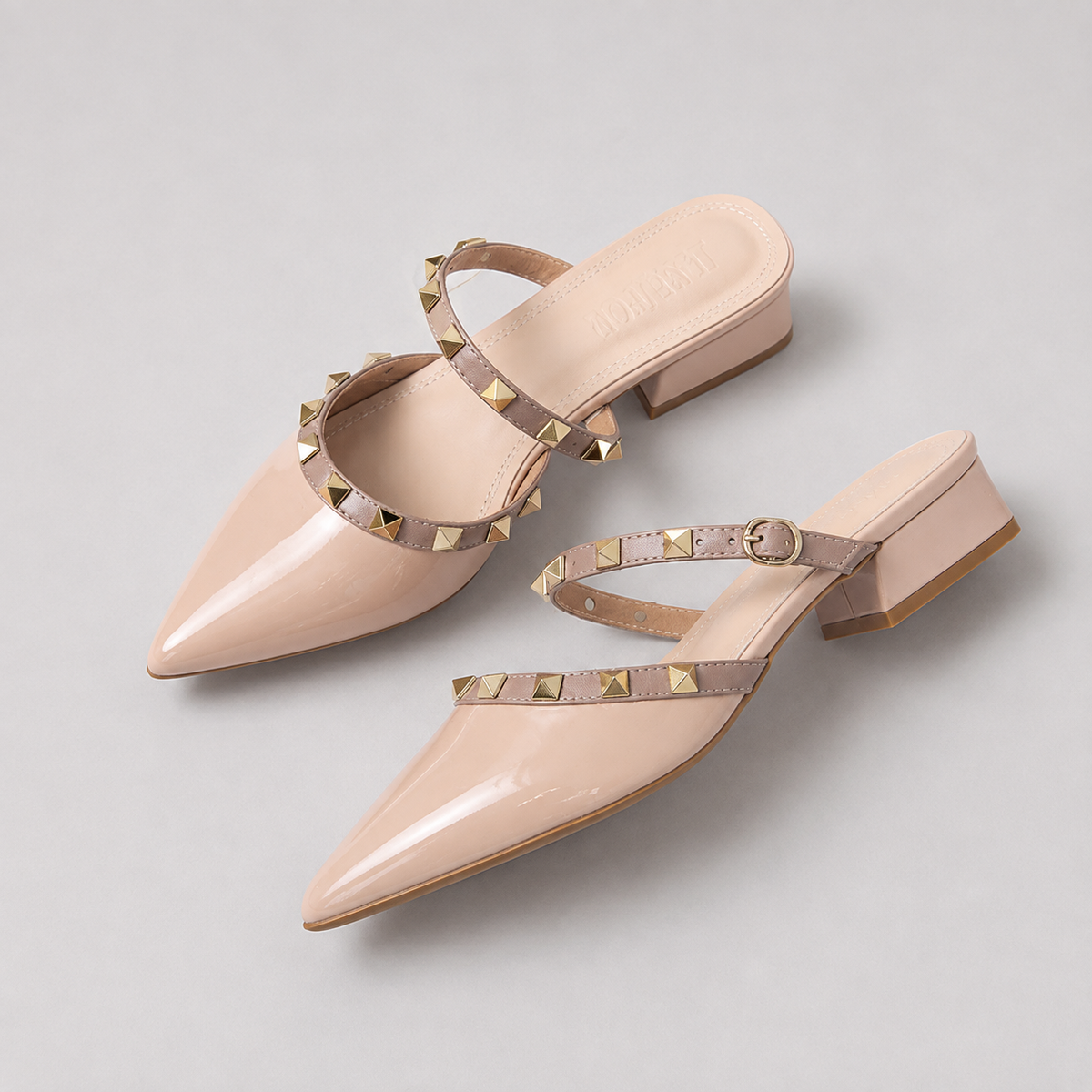 Rosalie Rockstud Mules
