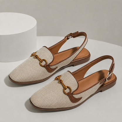 Eloise Woven Slingback Flats