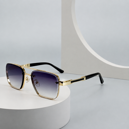 MAVERICK GOLD AVIATOR SUNGLASSES