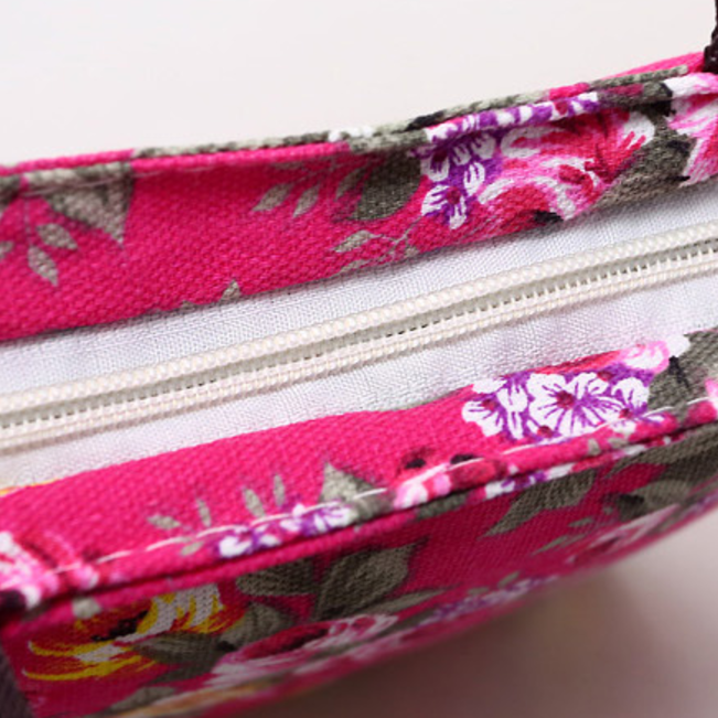 Floral Canvas Tote Bag