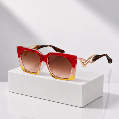 AURORA SUNSET SQUARE SUNGLASSES