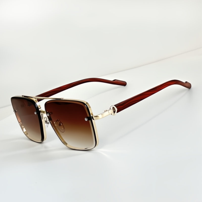 Frame Aviator Sunglasses