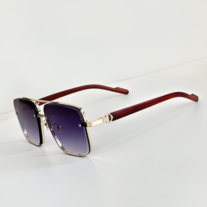 Frame Aviator Sunglasses
