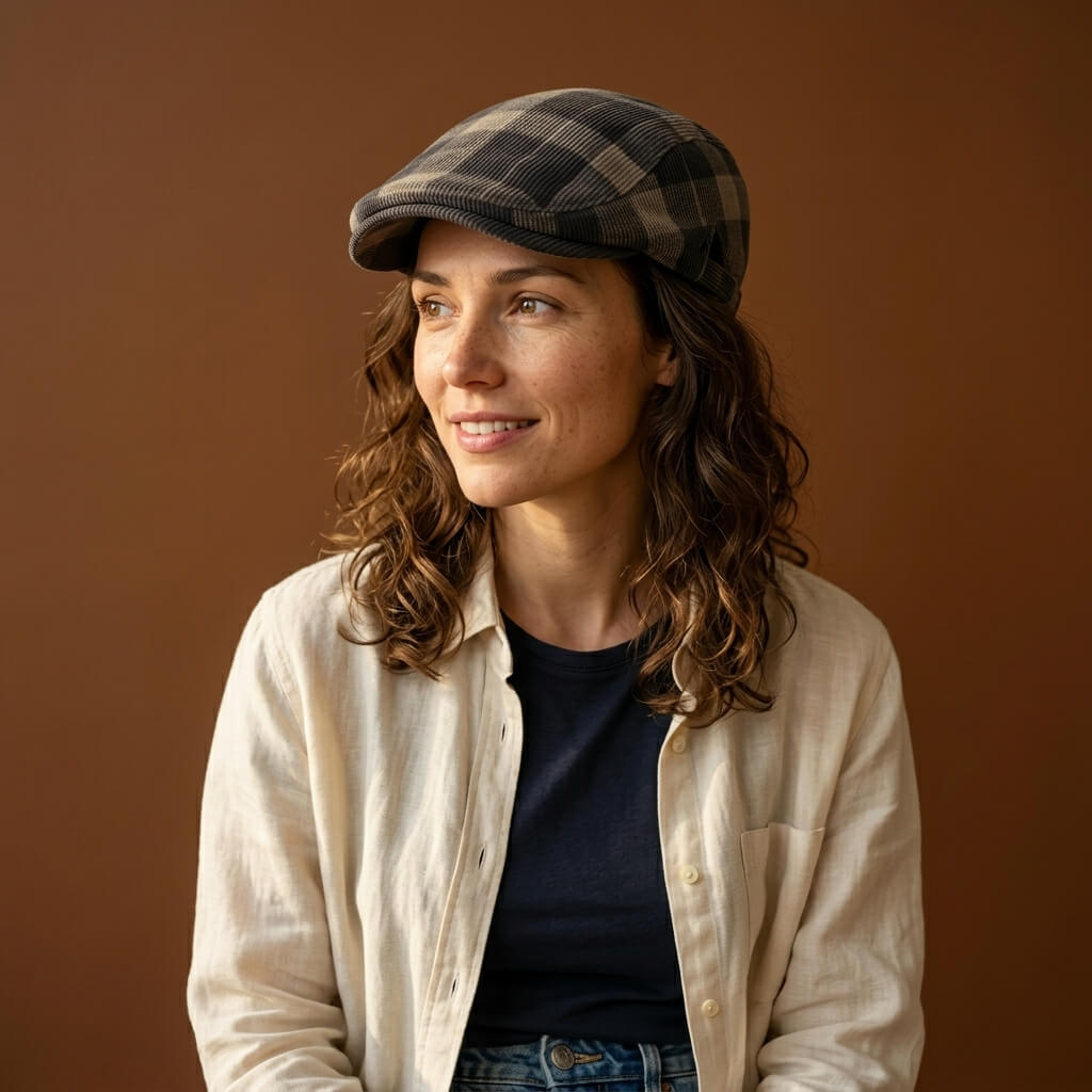 Corduroy Flat Cap