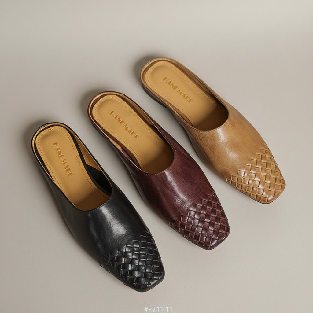 Adriana Woven Mules