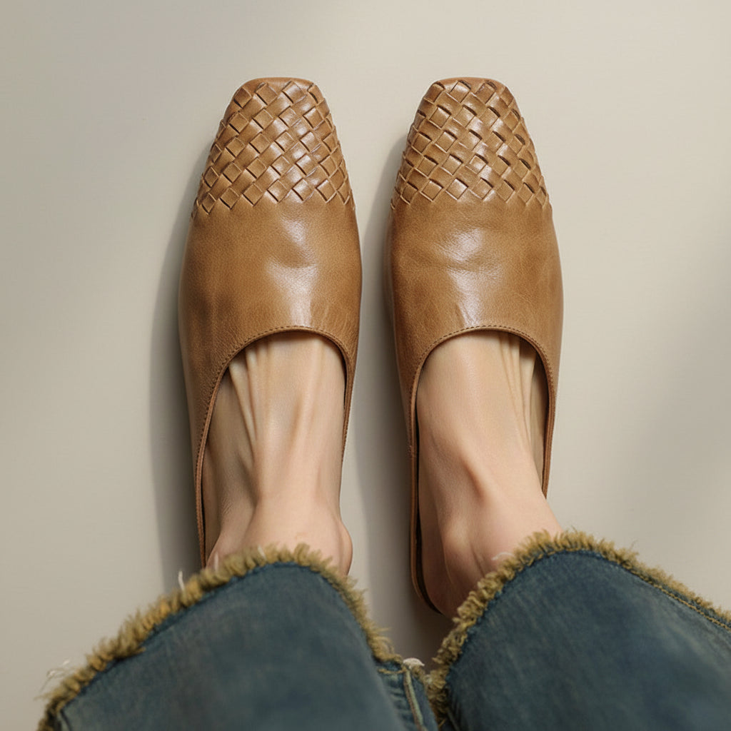 Adriana Woven Mules