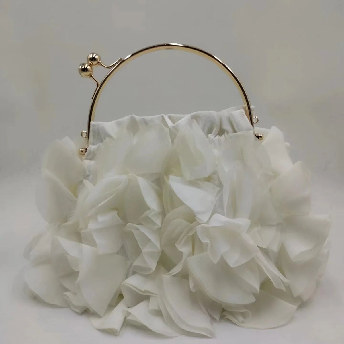 Ruffle Clutch Handbag