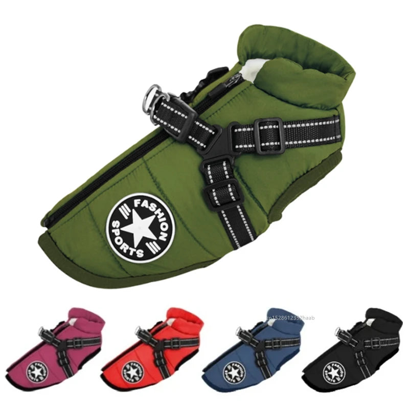 Warm Waterproof Dog Jacket