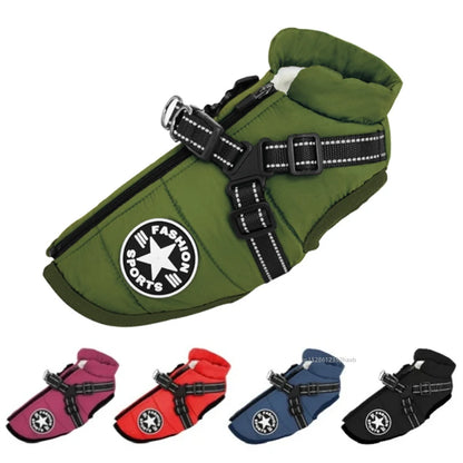 Warm Waterproof Dog Jacket