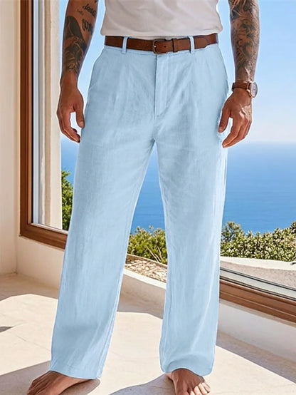 Linen Wide Leg Pants