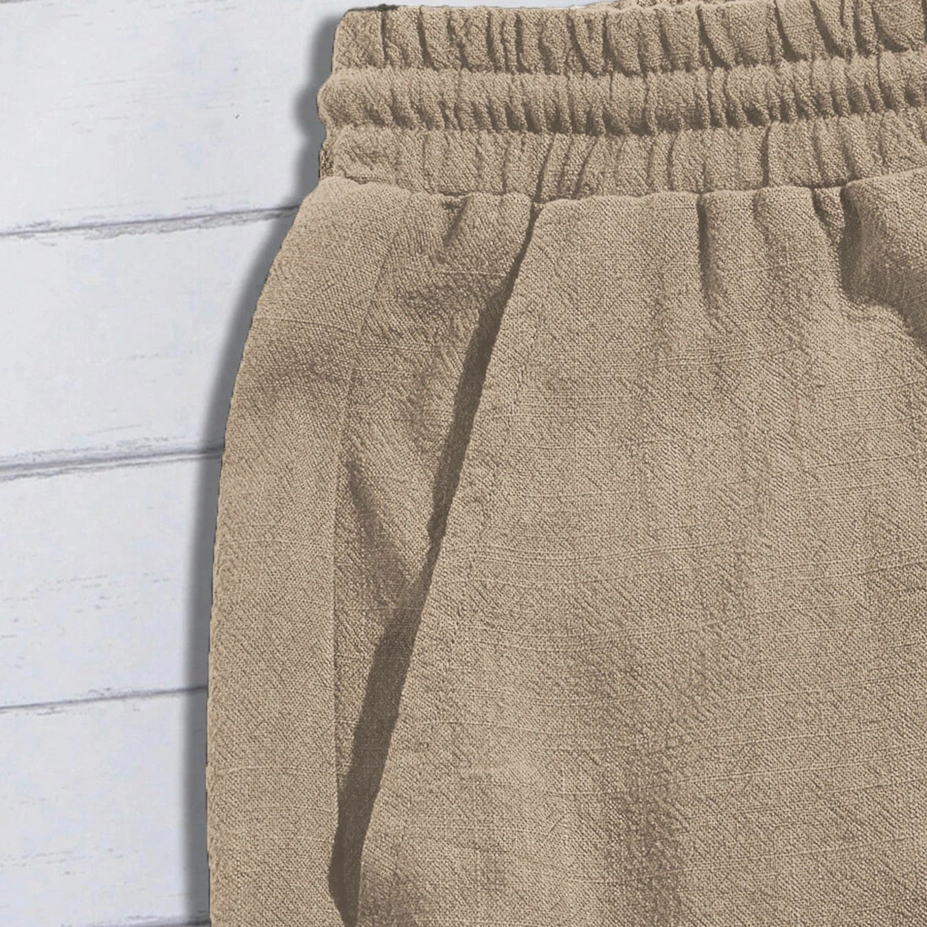 Linen Drawstring Shorts