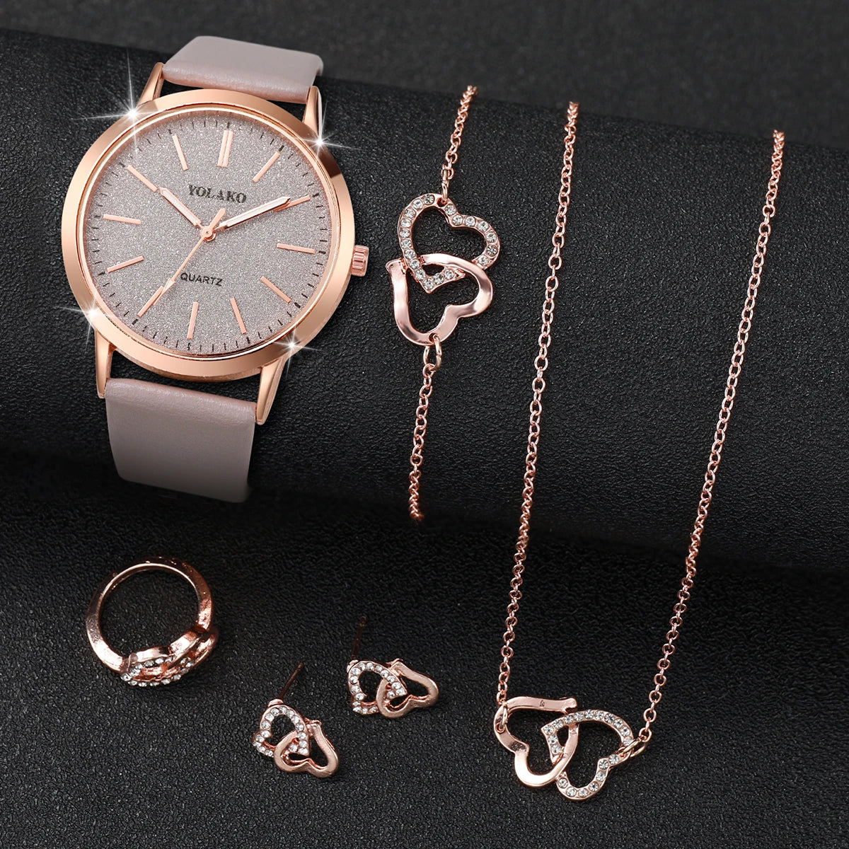 6-Piece Women's Quartz Watch Set
