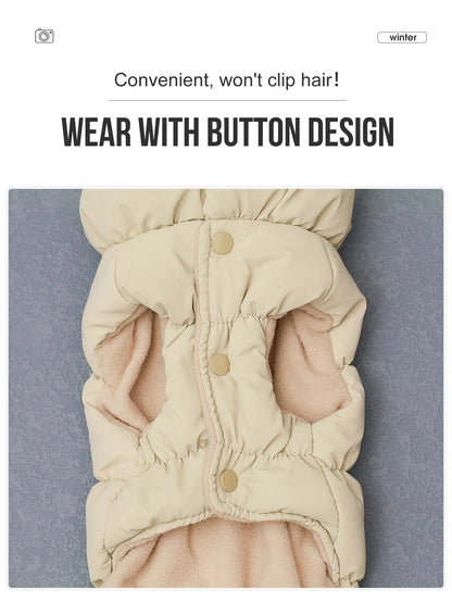 Warm 3-Layer Dog Jacket