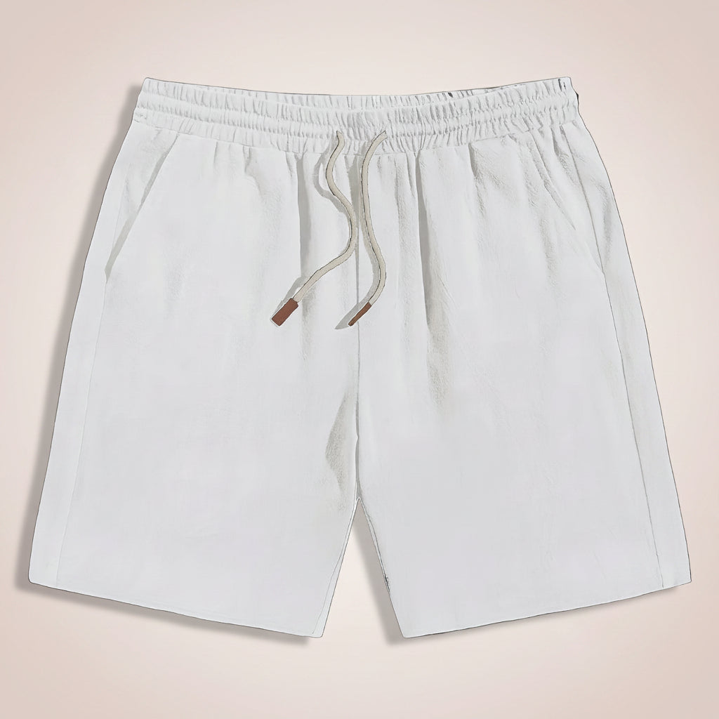 Linen Drawstring Shorts