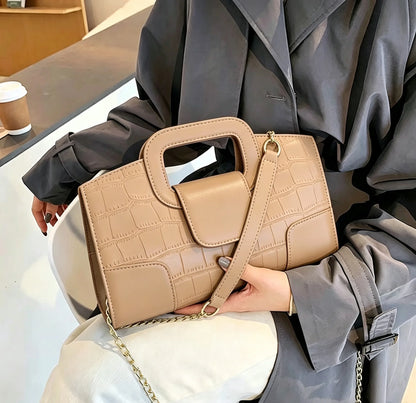 Croc Pattern Handbag