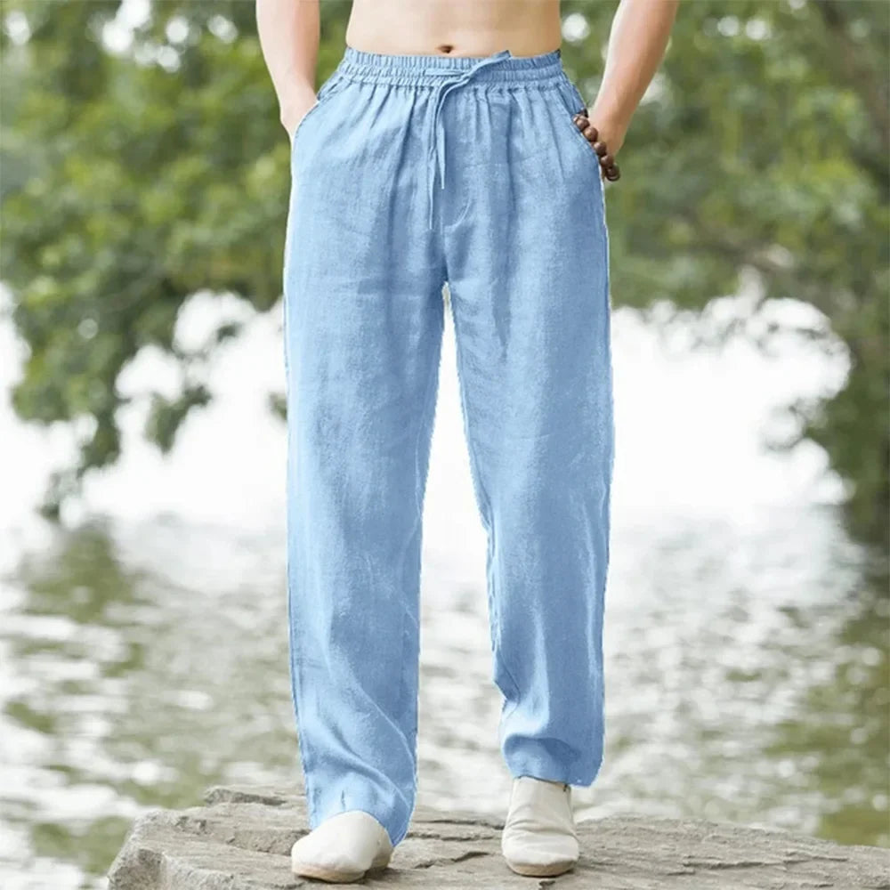 Linen Wide Leg Pants