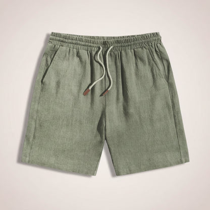 Linen Drawstring Shorts