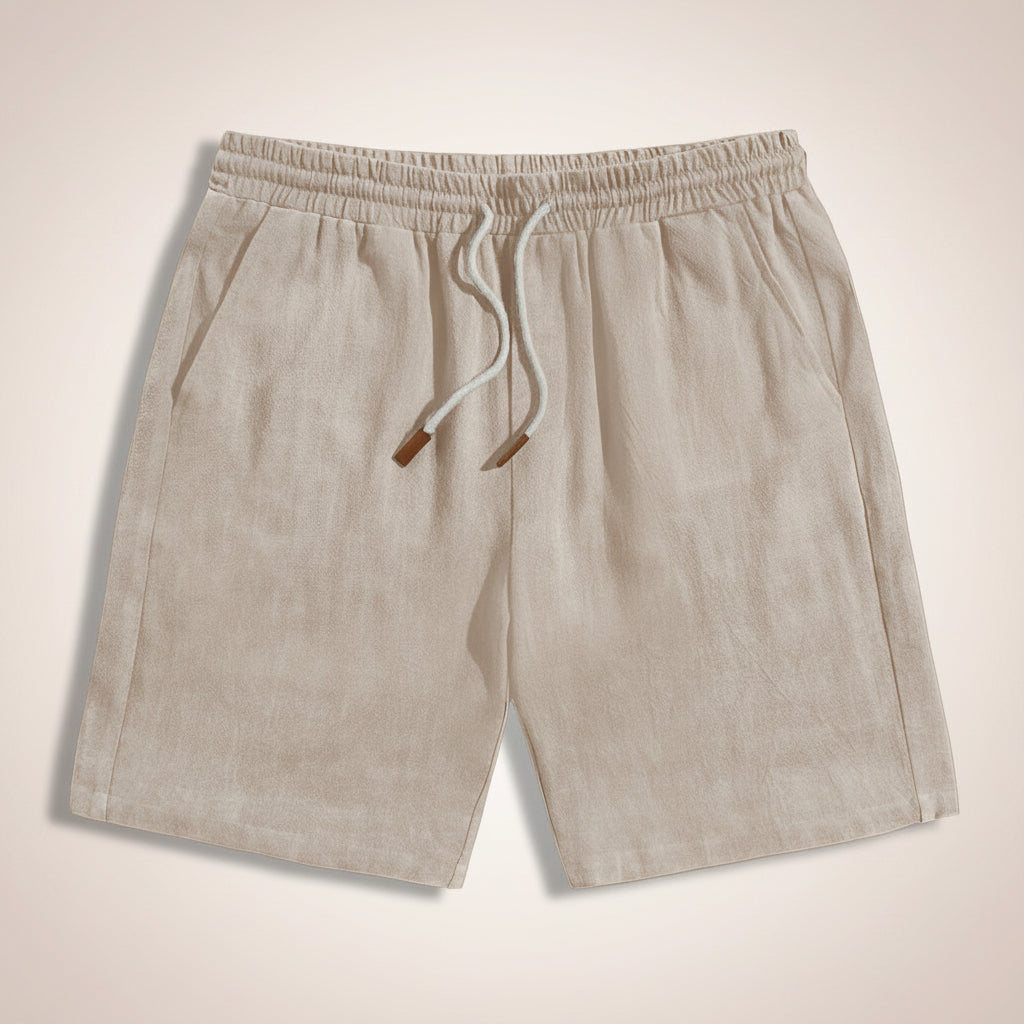 Linen Drawstring Shorts