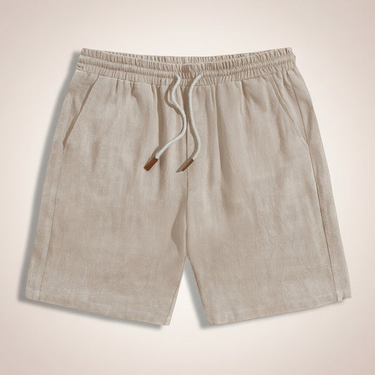 Linen Drawstring Shorts