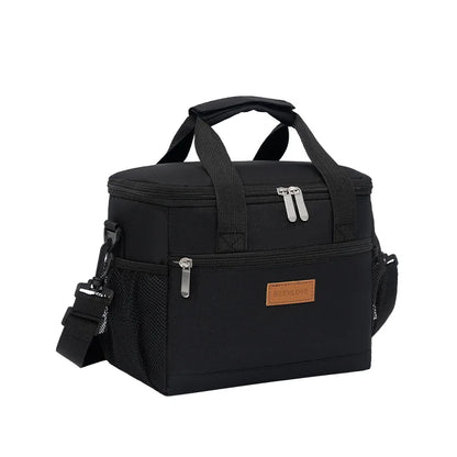 Double Compartment Insulated Lunch Bag