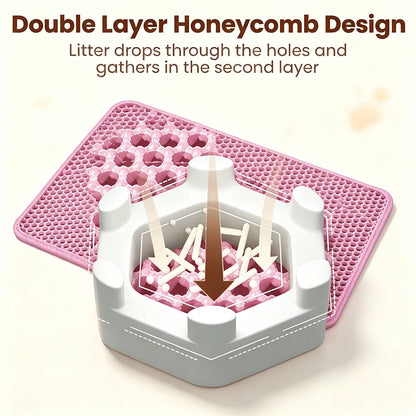 Double Layer Cat Litter Mat