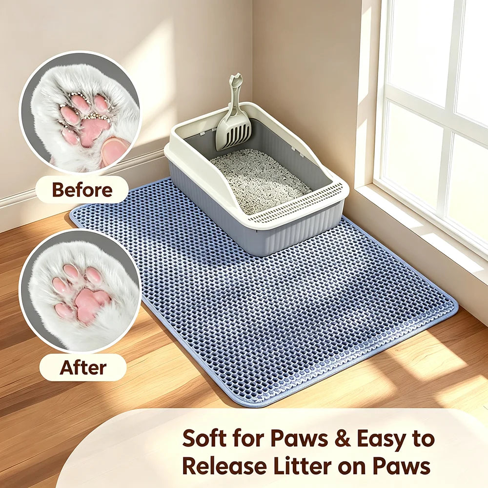 Double Layer Cat Litter Mat