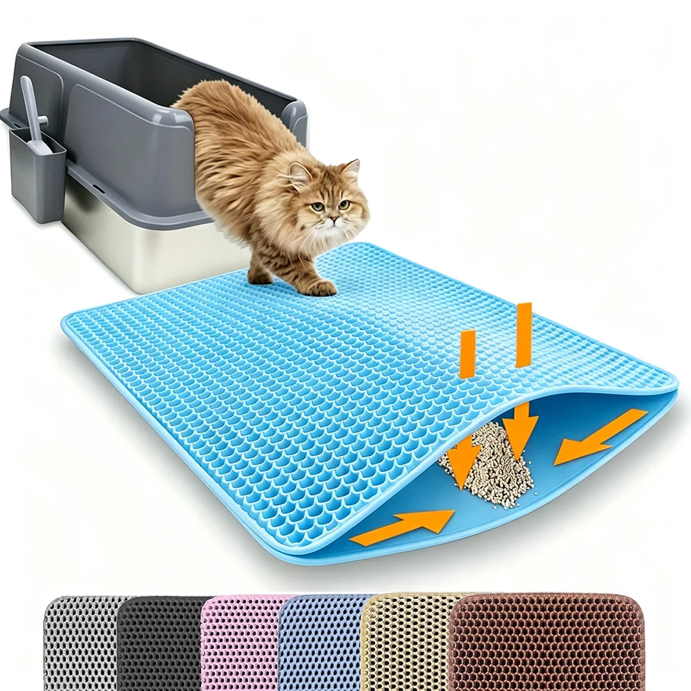 Double Layer Cat Litter Mat
