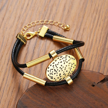 Gold Necklace & Bracelet Set