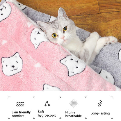 Double-Sided Cozy Pet Mat