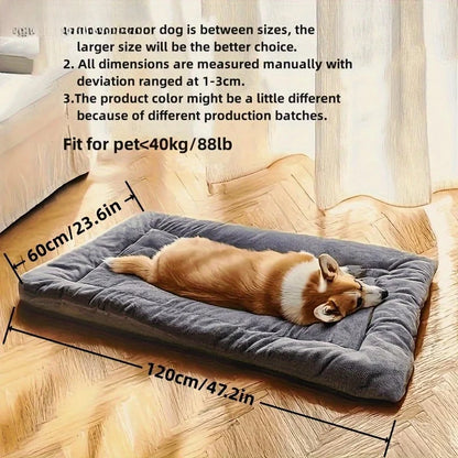 Large Plush Dog Bed