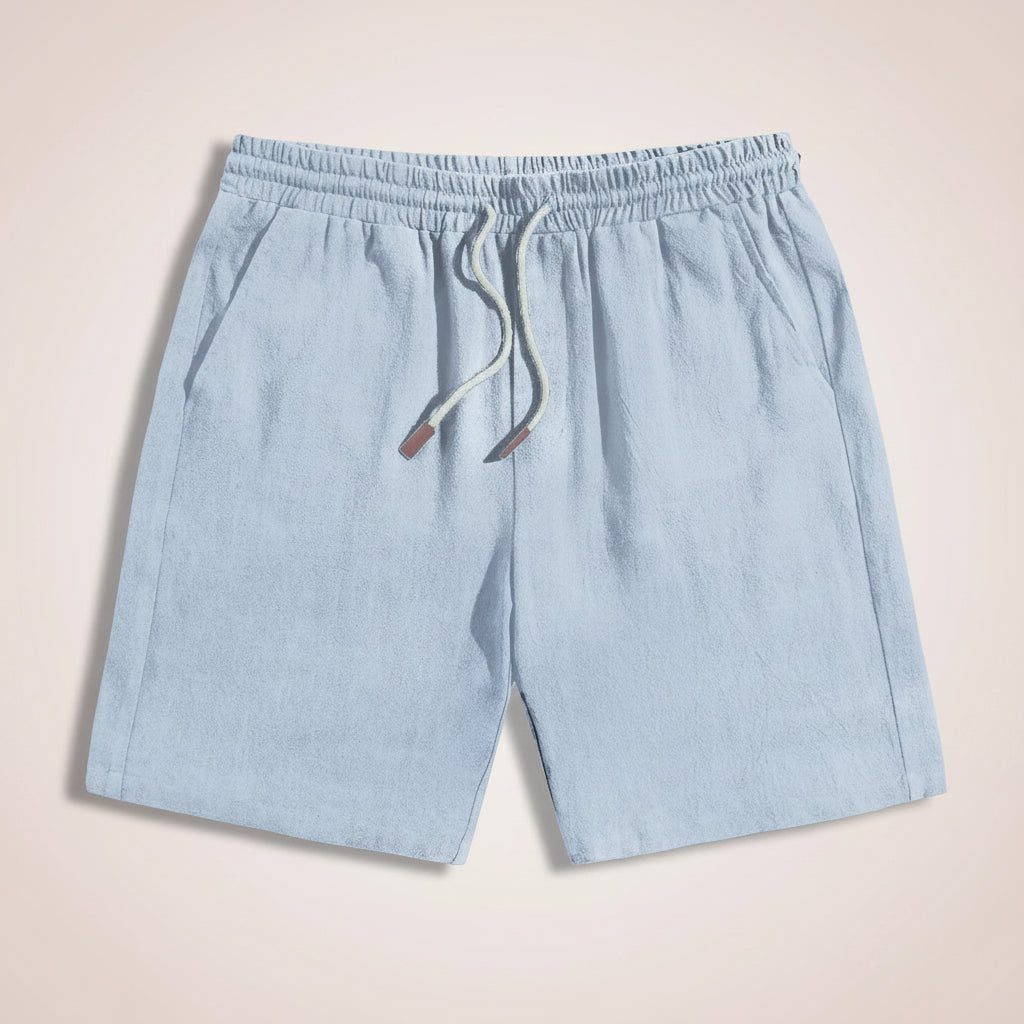 Linen Drawstring Shorts