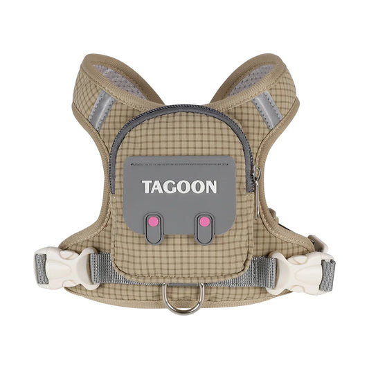 Plaid Dog Backpack Harness