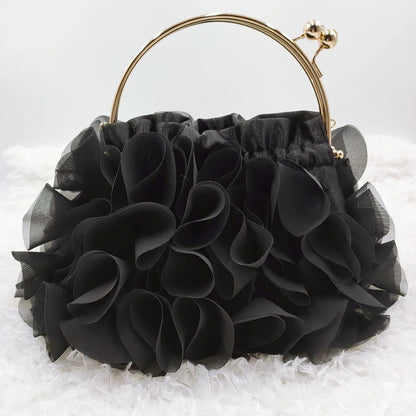 Ruffle Clutch Handbag