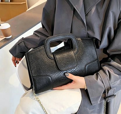 Croc Pattern Handbag