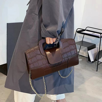 Croc Pattern Handbag