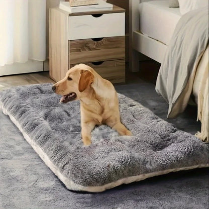 Large Plush Dog Bed