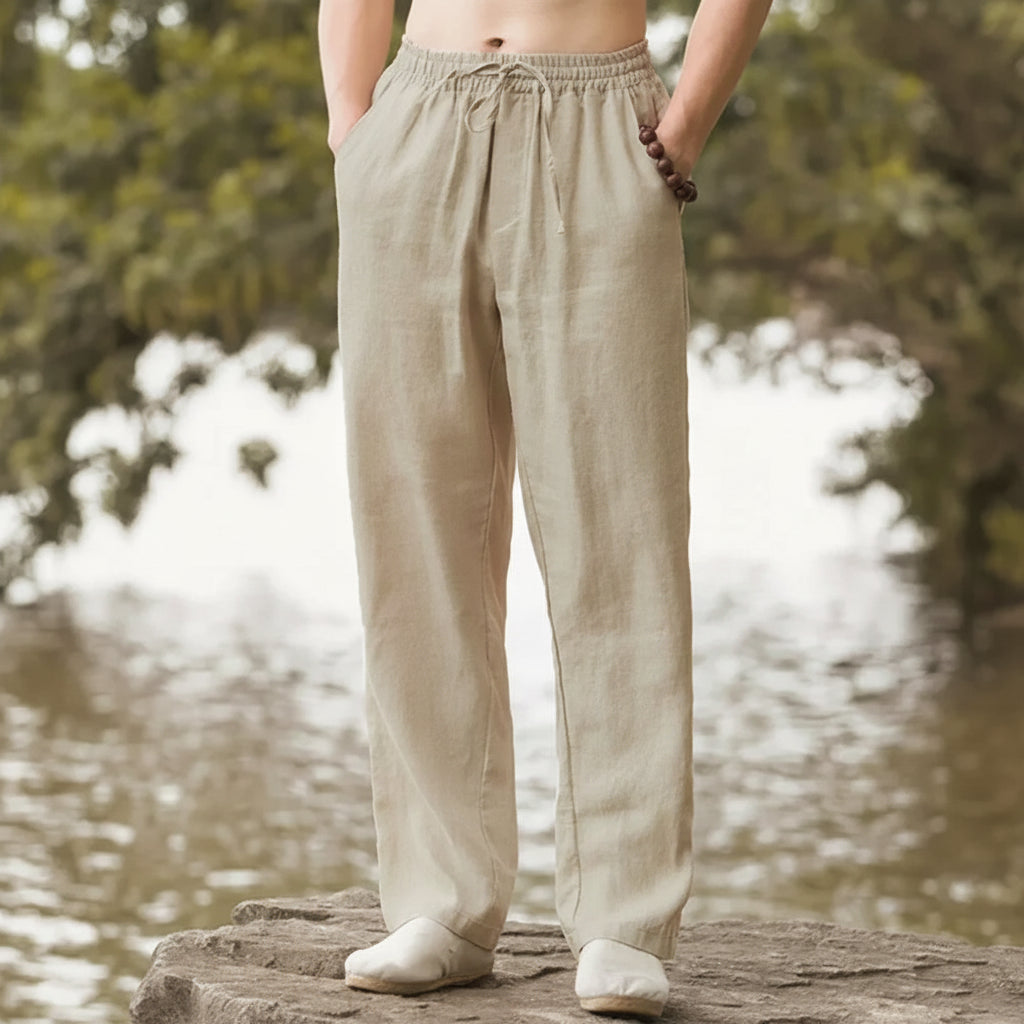 Linen Wide Leg Pants