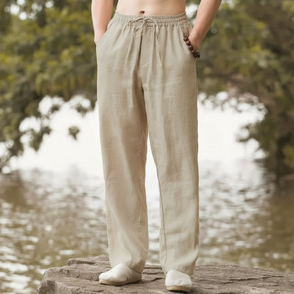 Linen Wide Leg Pants
