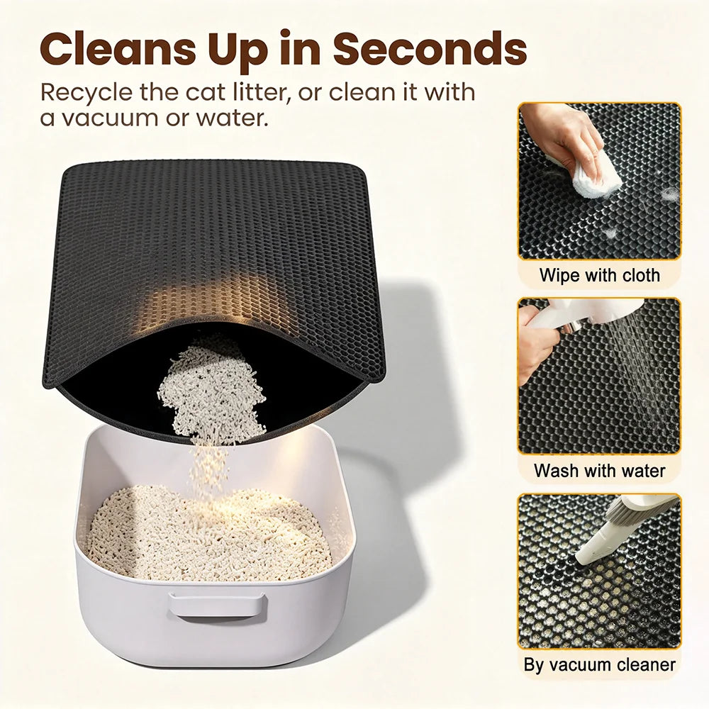 Double Layer Cat Litter Mat