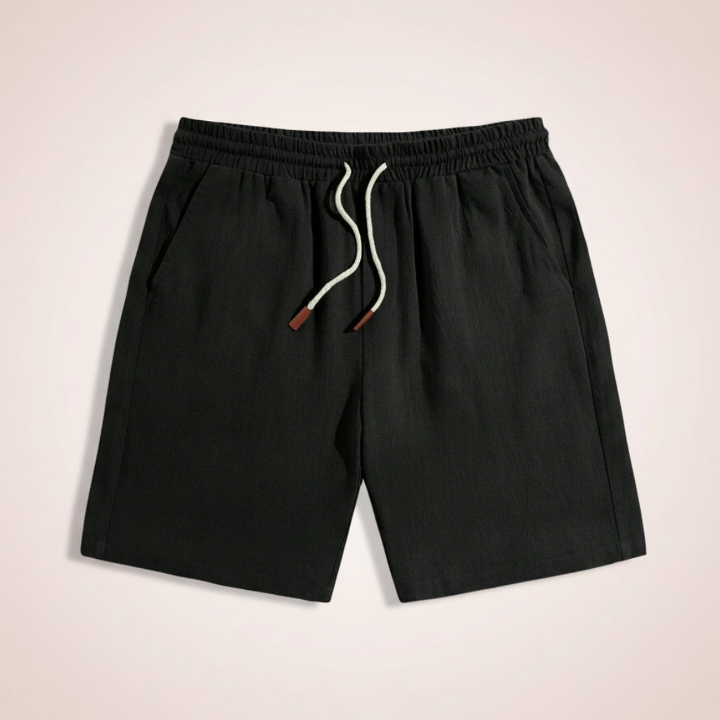 Linen Drawstring Shorts