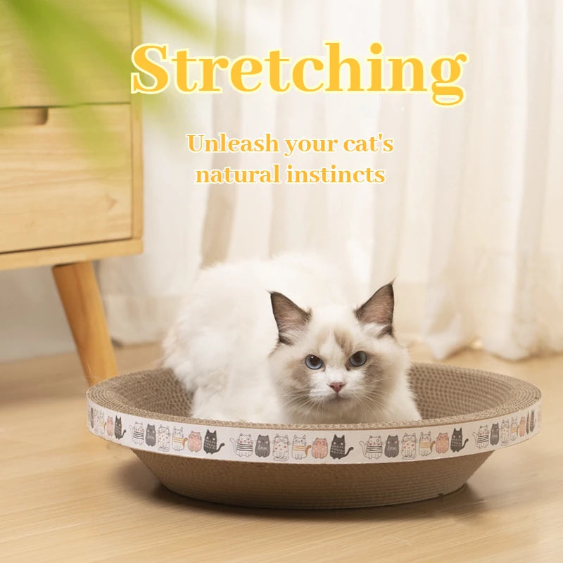Corrugated Cat Scratching Bed