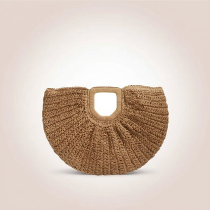 Woven Straw Tote Bag