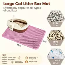 Double Layer Cat Litter Mat